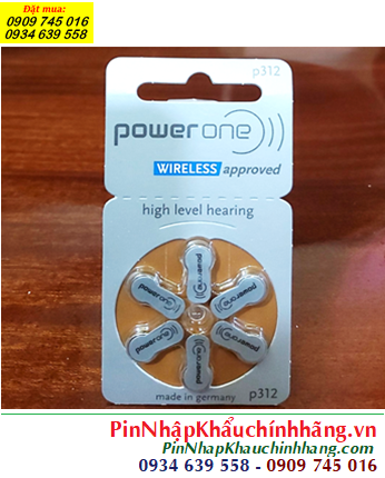 Pin máy trợ thính PowerOne PR41 /Pin 312_Pin máy điếc PowerOne PR41/41 chính hãng /X.xứ Đức